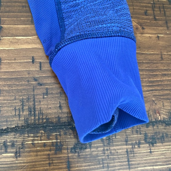 Women's Blue Zip-Up Hoodie - Picture 4 of 16